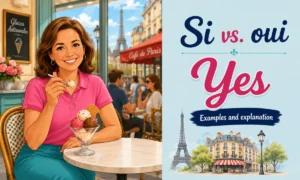 Si vs. oui – yes – Examples and explanation – French Word of the Day