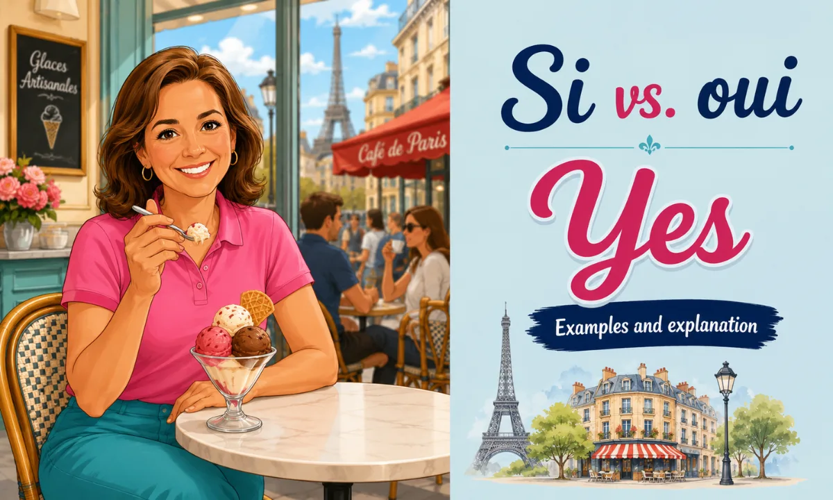 Si vs. oui &ndash; yes &ndash; Examples and explanation &ndash; French Word of the Day