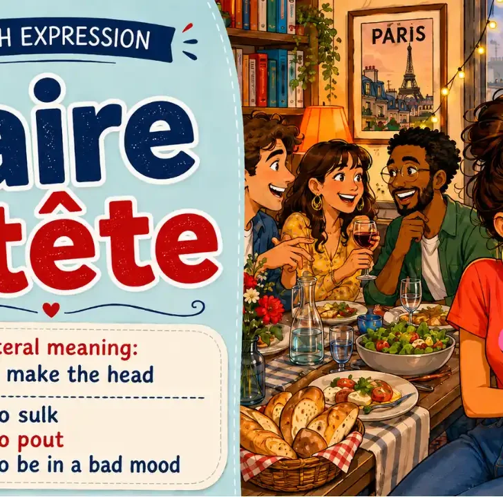 Faire la tête — Meaning and pronunciation with native audio
