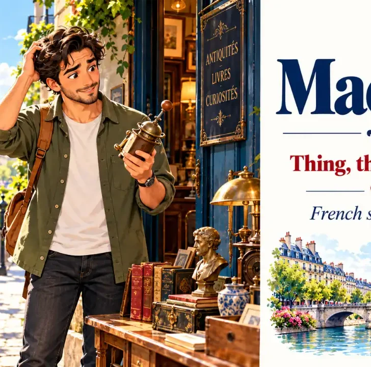 Machin meaning in French, pronunciation & examples
