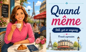 Quand même – Still, yet or anyway – French expression – French Word of the Day