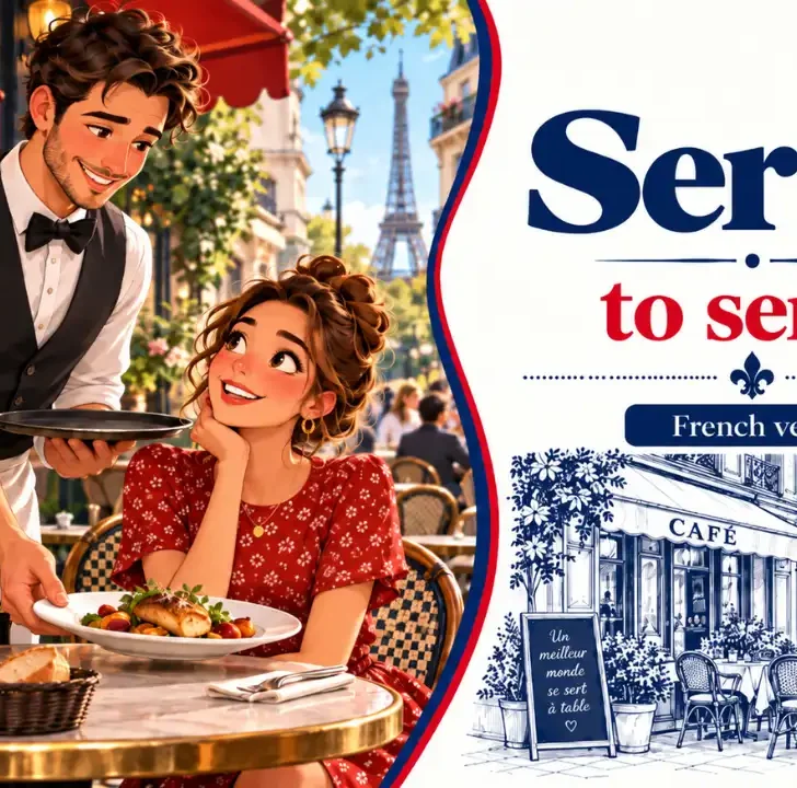 Servir meaning in French, pronunciation & examples