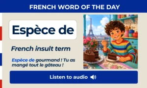 Espèce de – French insult term – French Word of the Day