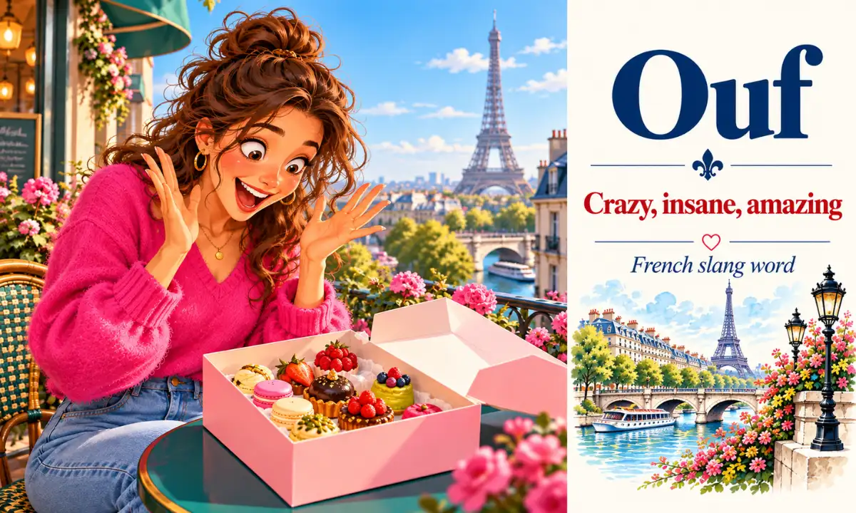 Ouf – Crazy, insane, amazing – French slang word