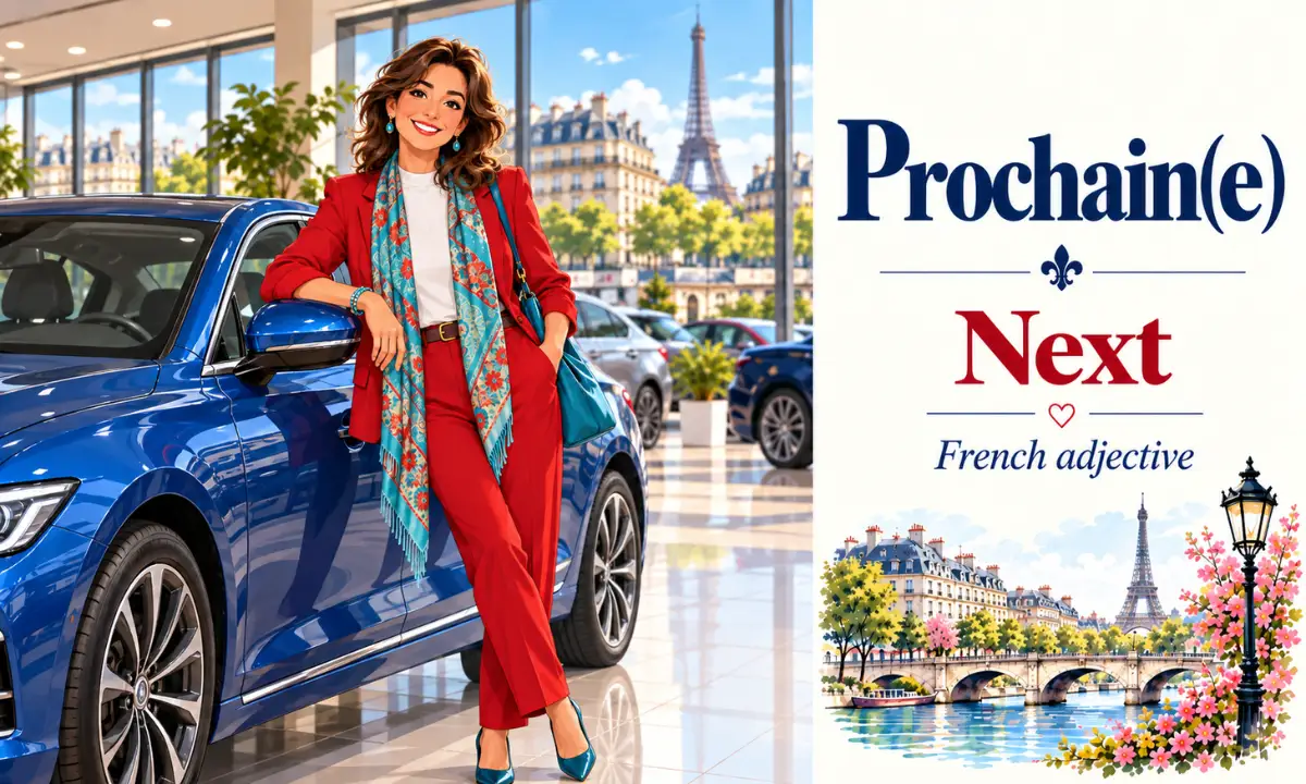 Prochain – Next – French adjective