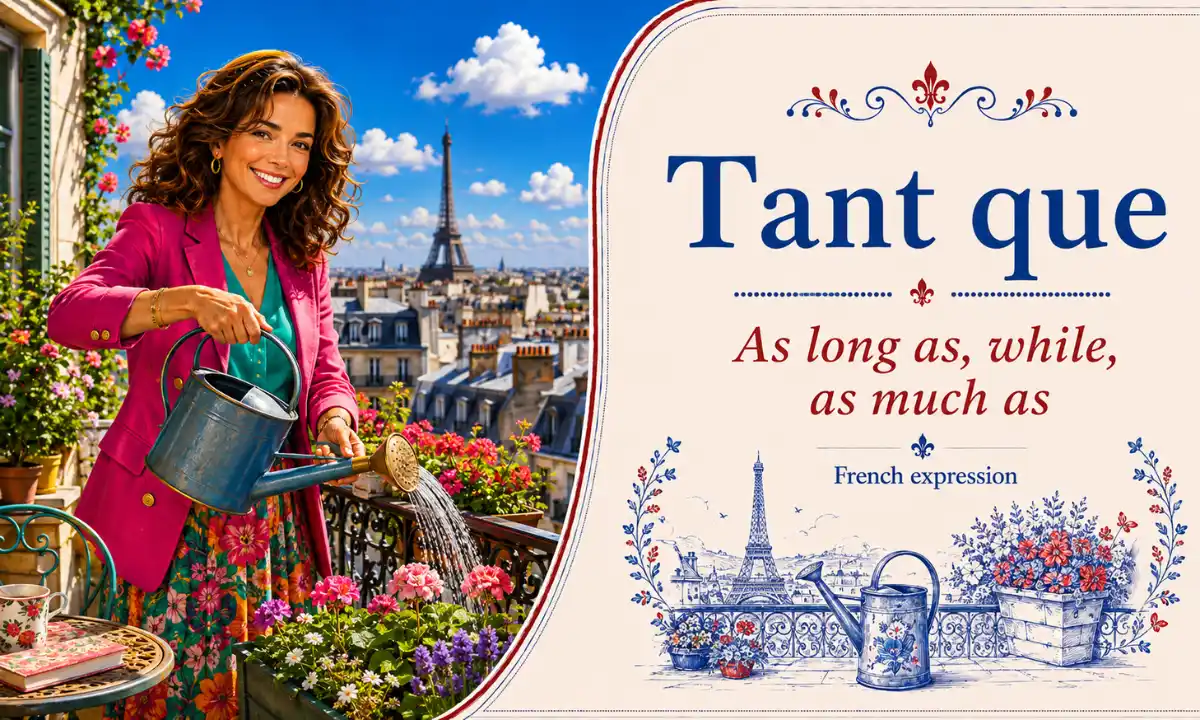 Tant que &ndash; As long as, while, as much as &ndash; French expression &ndash; French Word of the Day