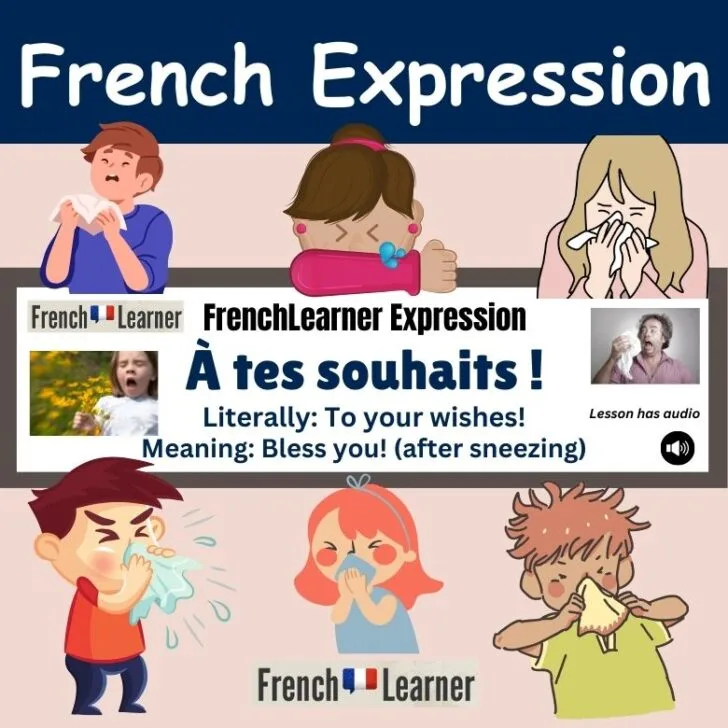 À tes souhaits ! (Bless you!)