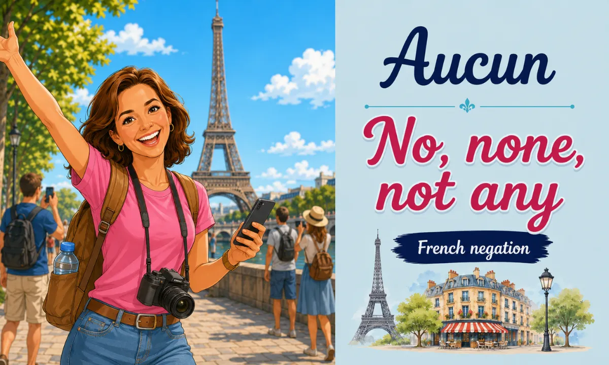 Aucun – No, none, not any – French negation – French Word of the Day