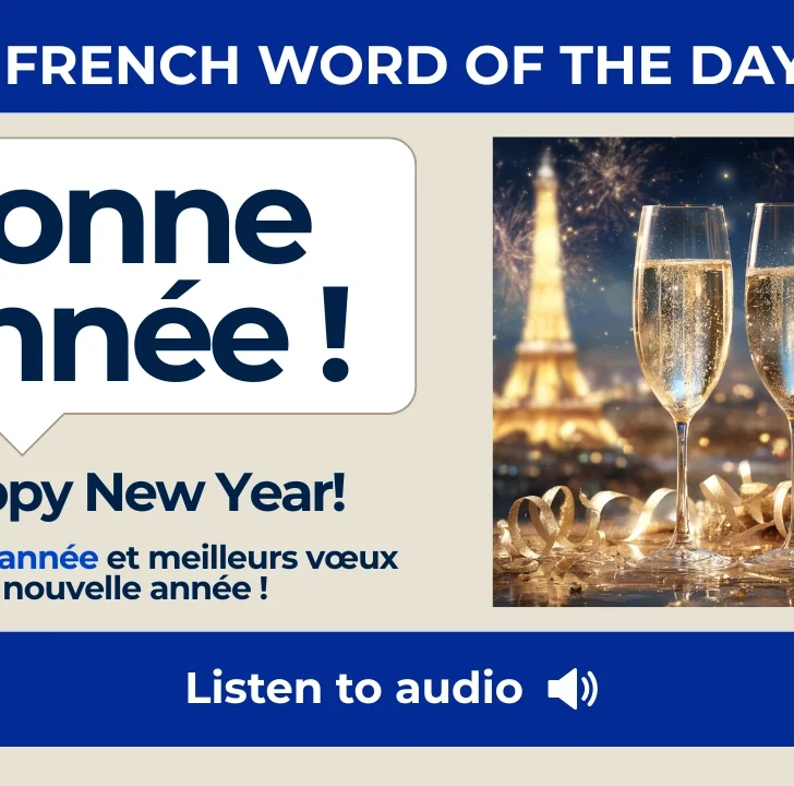 Bonne ann&eacute;e &mdash; Happy new year in French