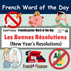 Les bonnes résolutions - new year's resolutions