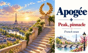 Apogée – Peak, pinnacle – French noun
