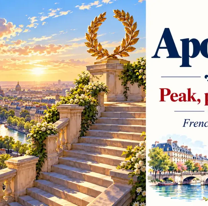 Apogée meaning in French, pronunciation & examples