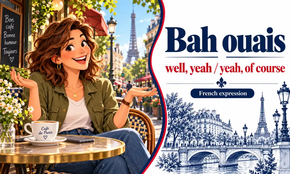 Bah ouais – Well, yeah / Yeah, of course – French expression