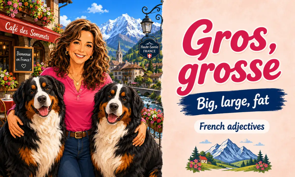 Gros, grosse &ndash; Big, fat, large &ndash; French adjectives &ndash; French Word of the Day