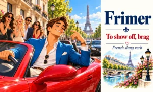 Frimer – To show off, to brag – French slang verb