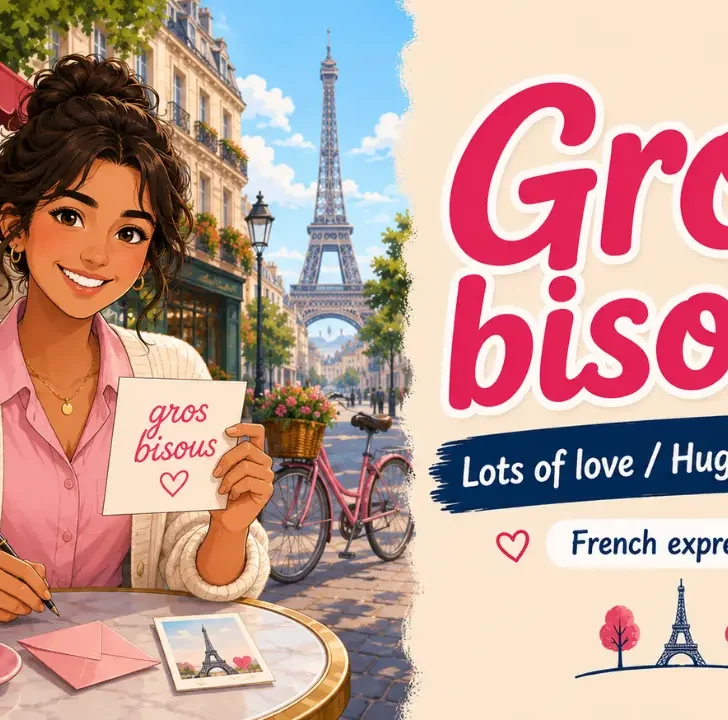 Gros bisous (hugs and kisses)