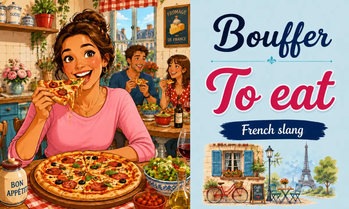 Bouffer – To eat – French Slang – French Word of the Day