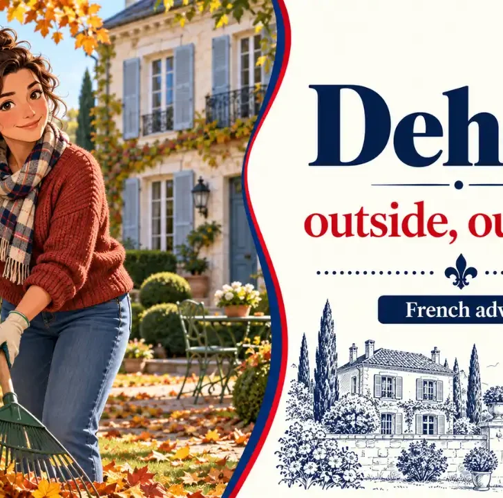 Dehors meaning in French, pronunciation & examples