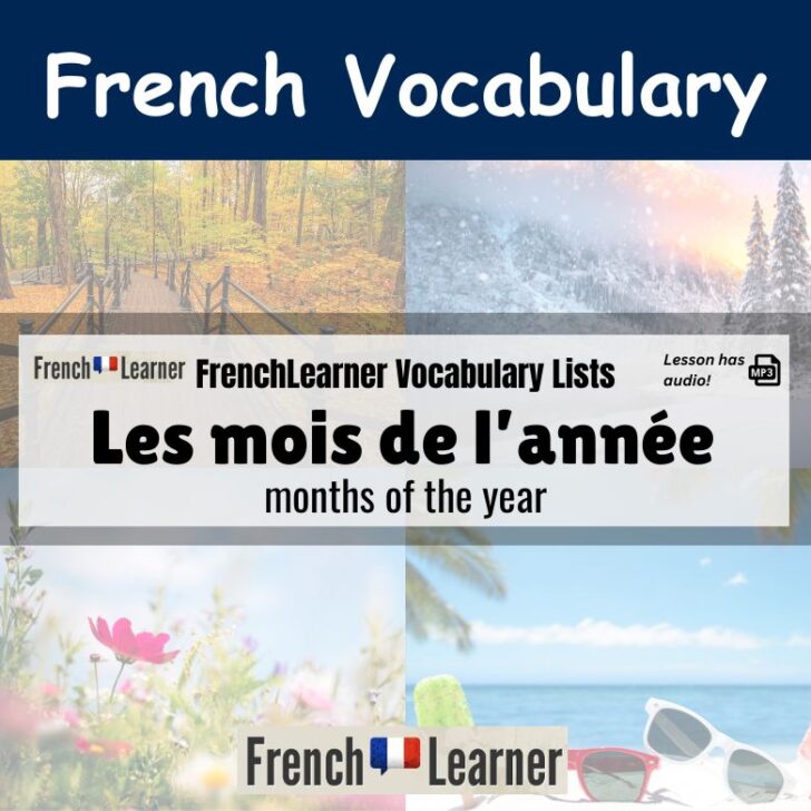 French Months of the Year