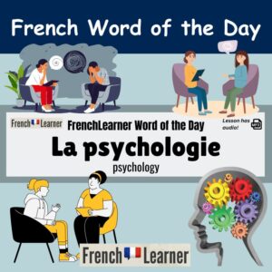 La psychologie - French feminine noun meaning psychology.