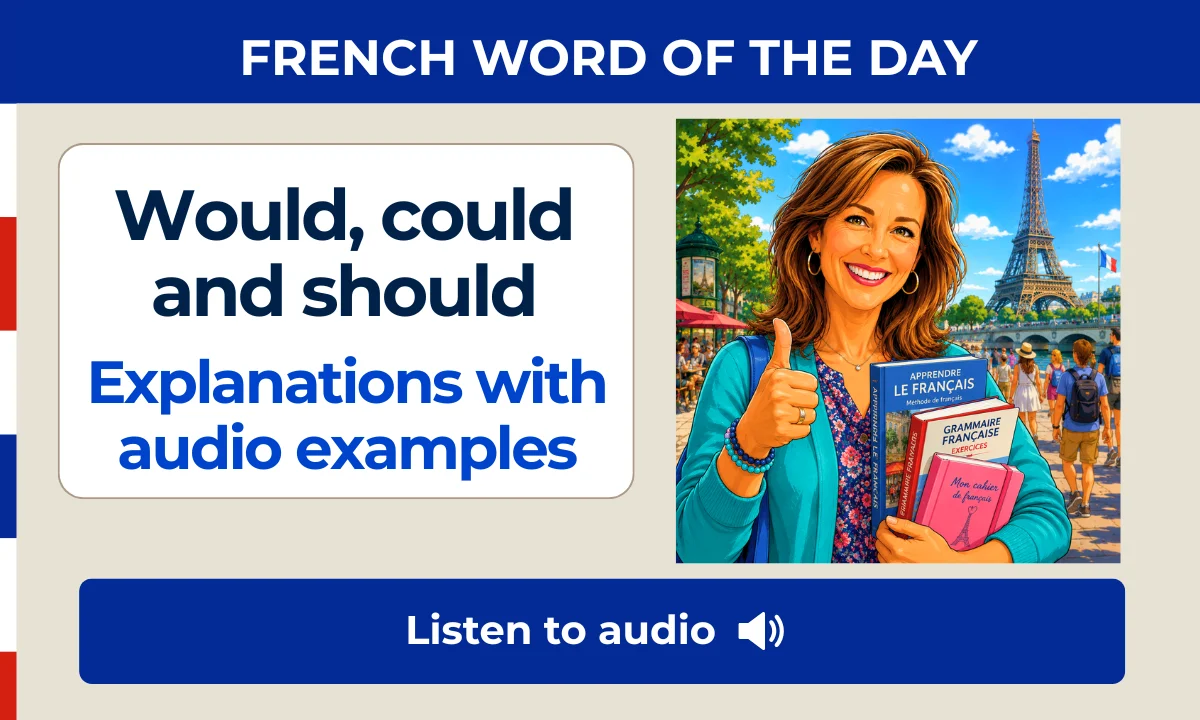 Would, could and should – Explanations with audio examples