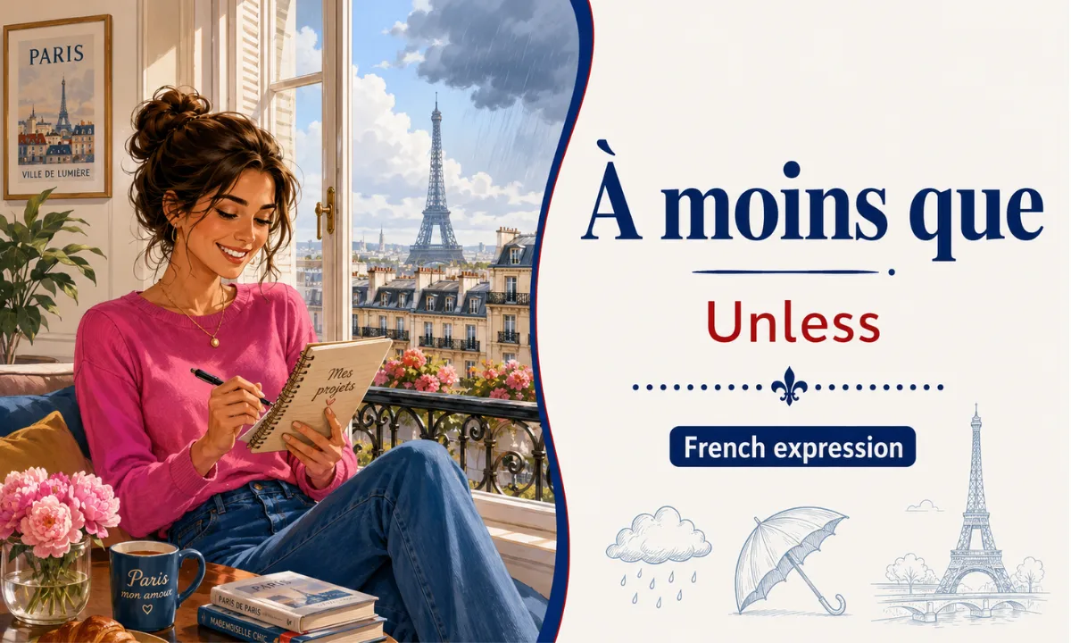À moins que – Unless – French expression
