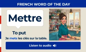 Mettre – To put – French Word of the Day