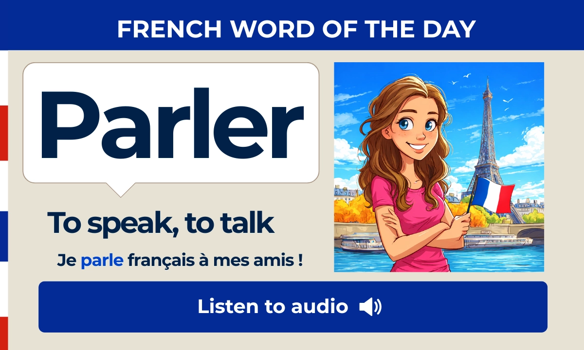 Parler – to speak, to talk – French Word of the Day