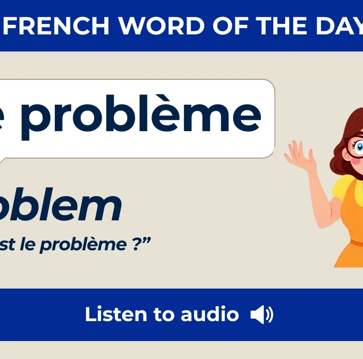 Le probl&egrave;me &mdash; Meaning, Pronunciation, and Examples in French