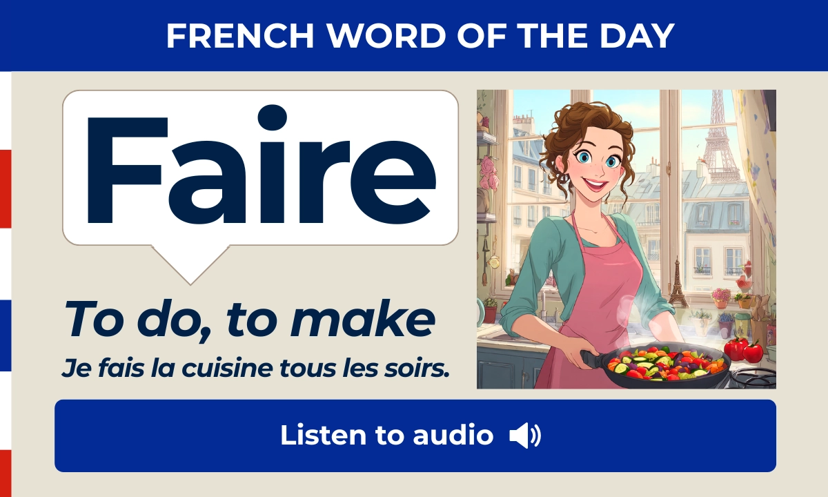 FAIRE MEANING PRONUNCIATION AND EXAMPLES IN FRENCH visual data 5