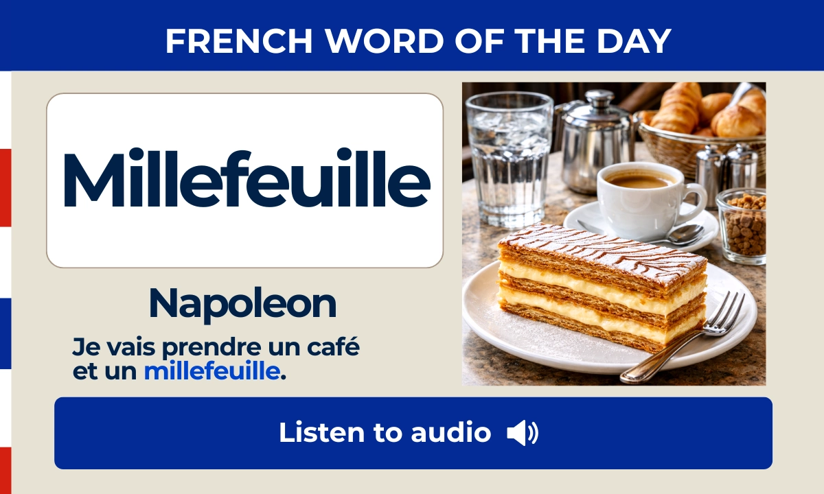 Millefeuille – Napoleon – French Word of the Day