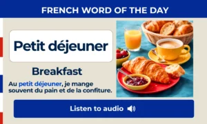 Petit déjeuner – Breakfast – French Word of the Day