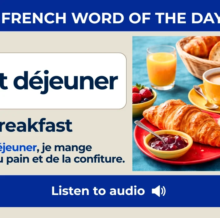 Petit d&eacute;jeuner &mdash; Meaning, Pronunciation, and Examples in French