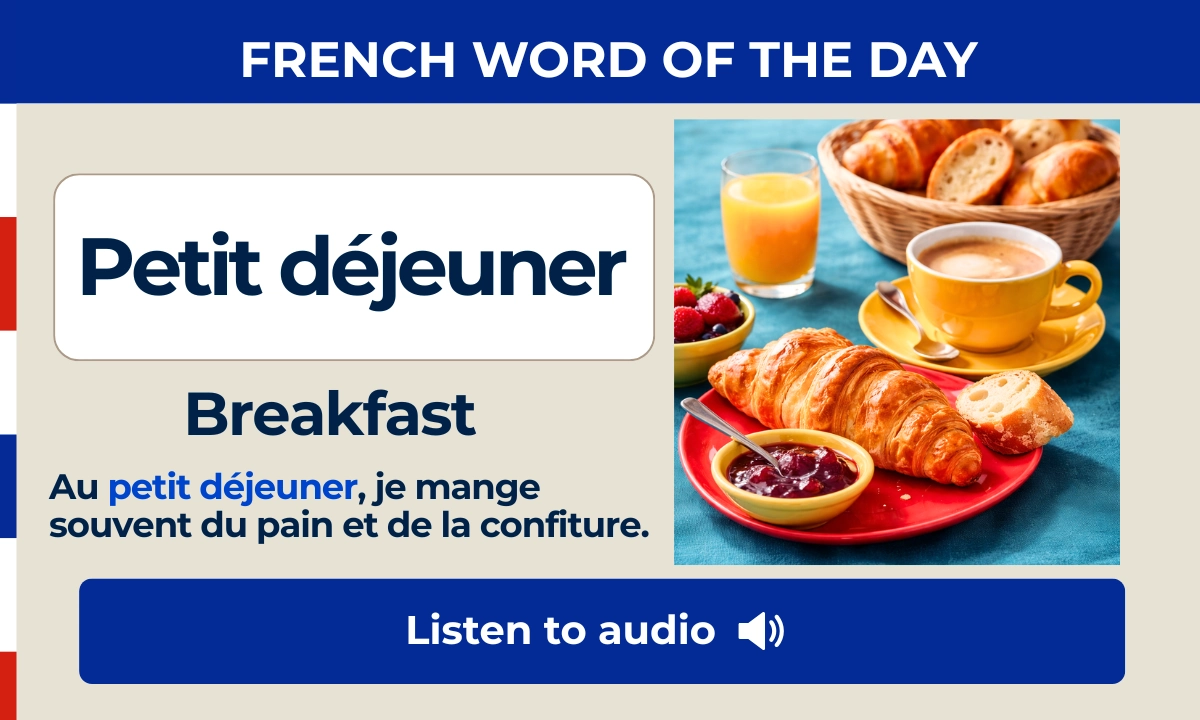Petit d&eacute;jeuner &ndash; Breakfast &ndash; French Word of the Day