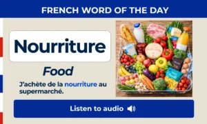 Nourriture – Food – French Word of the Day