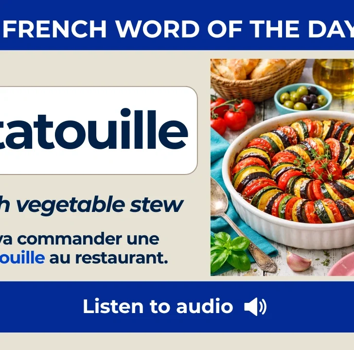 Ratatouille &mdash; Meaning, Pronunciation, and Examples in French