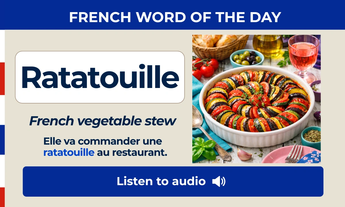Ratatouille &ndash; French vegetable stew &ndash; French Word of the Day