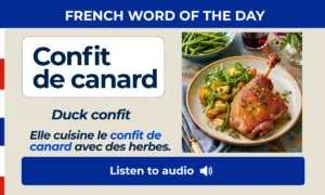 Confit de candard – Duck confit – French Word of the Day