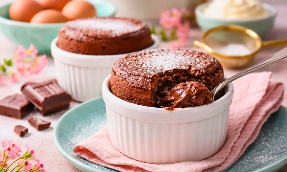 Chocolate souffl&eacute; with a molten center &mdash; souffl&eacute; &mdash; French Word of the Day