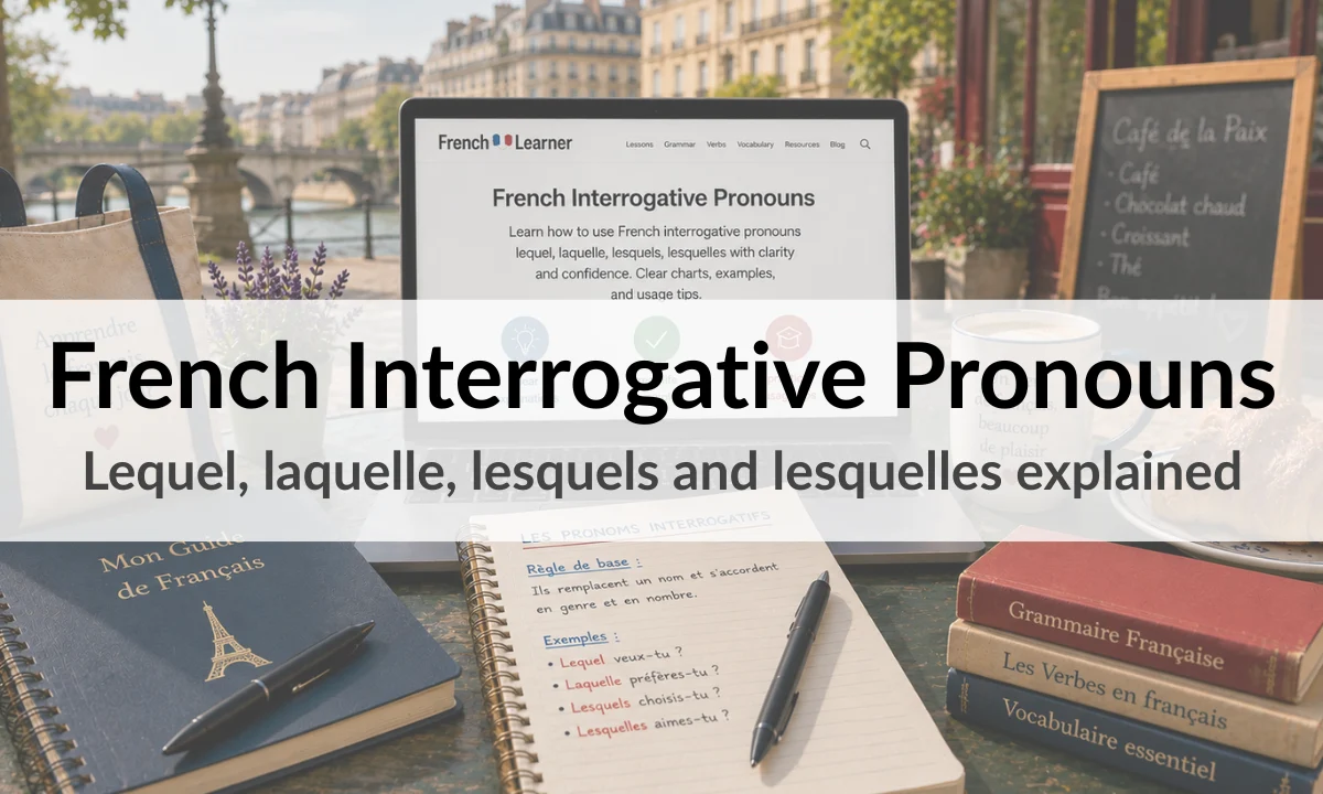 French Interrogative Pronouns – Lequel, laquelle, lesquels and lesquelles explained