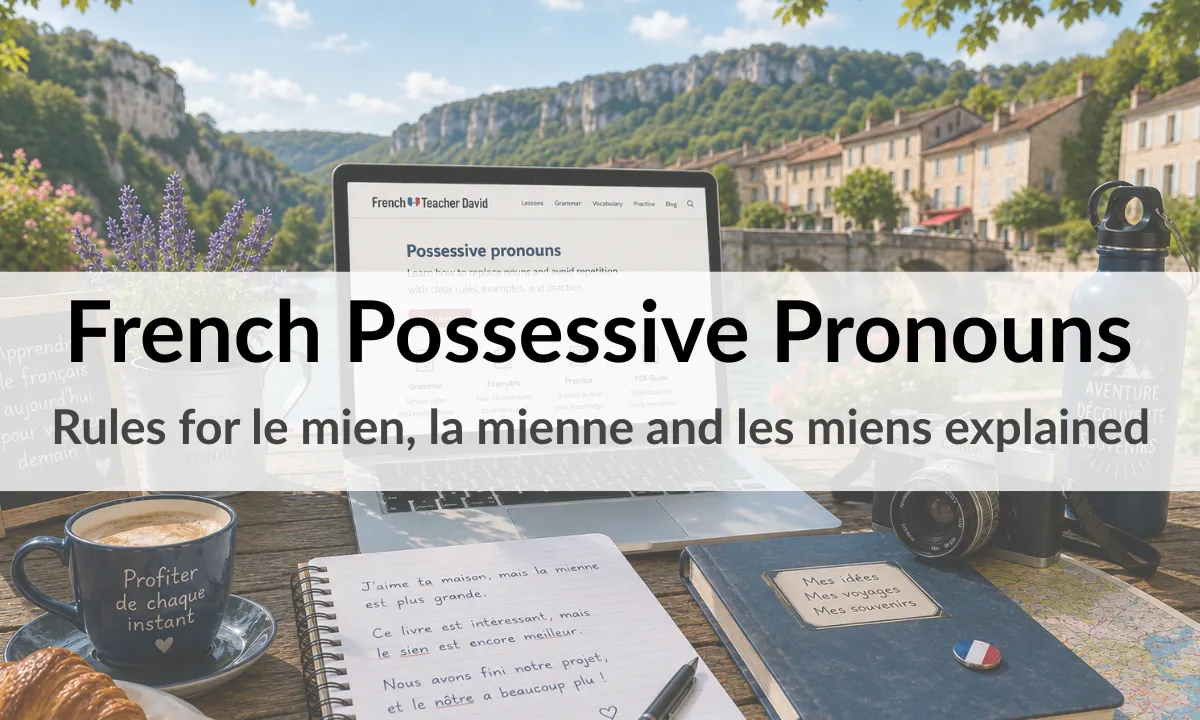 French Possessive Pronouns &ndash; Rules for le mien, la mienne and les miens explained