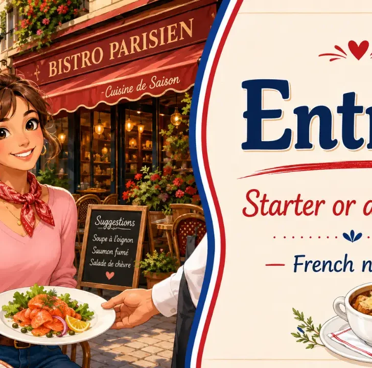 Entrée — French pronunciation and meaning