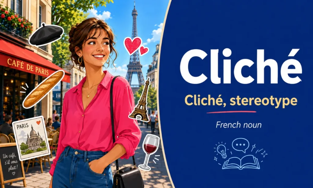 Cliché – Cliché, stereotype – French Noun