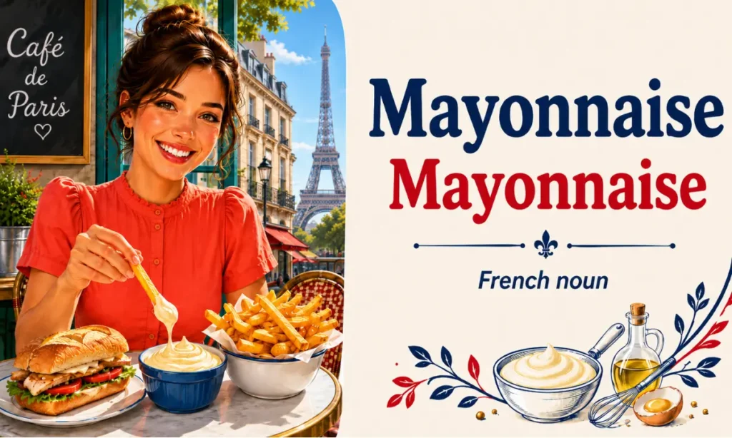 Mayonnaise – French noun