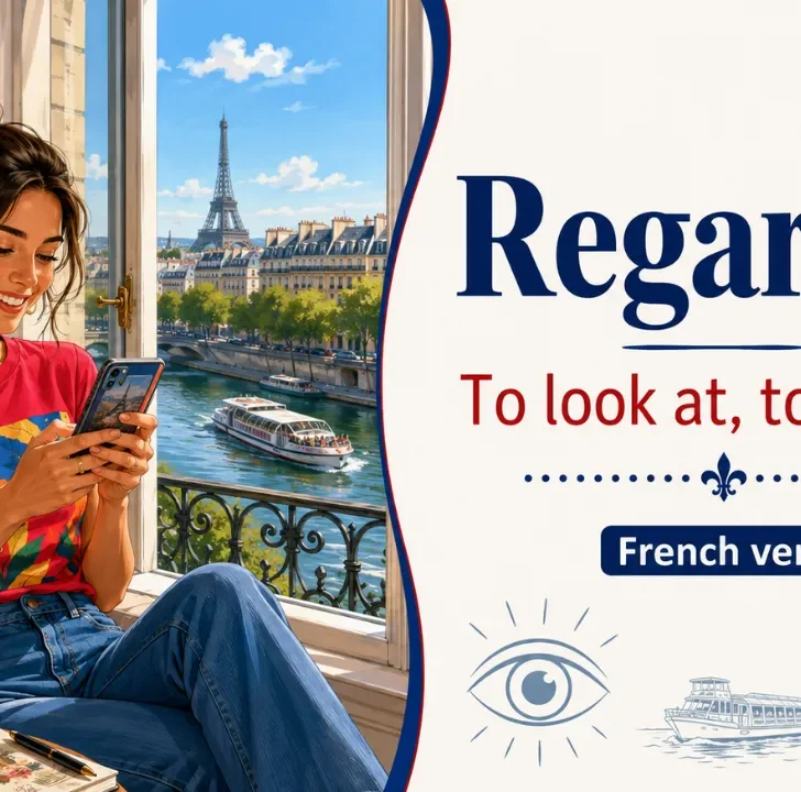 Regarder — Meaning and examples in French with native audio